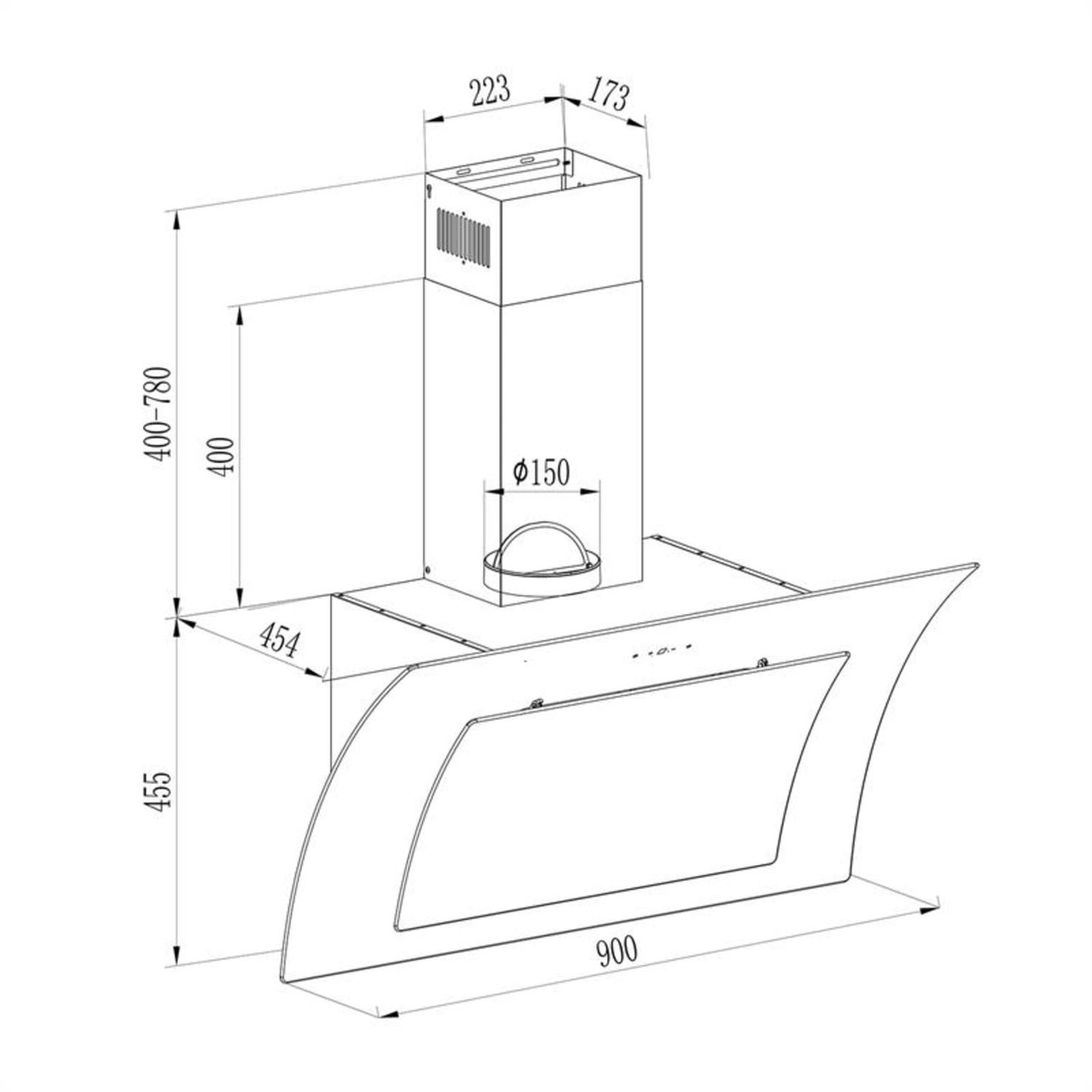 Вытяжка кухонная KLARSTEIN Sabia 90 см (10032294) - фото 6 Вытяжка кухонная KLARSTEIN Sabia 90 см (10032294) - фото 6