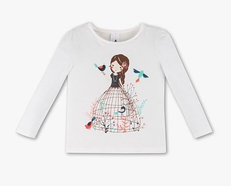 Реглан для дівчинки C&A 122 розмір Білий (639032566)