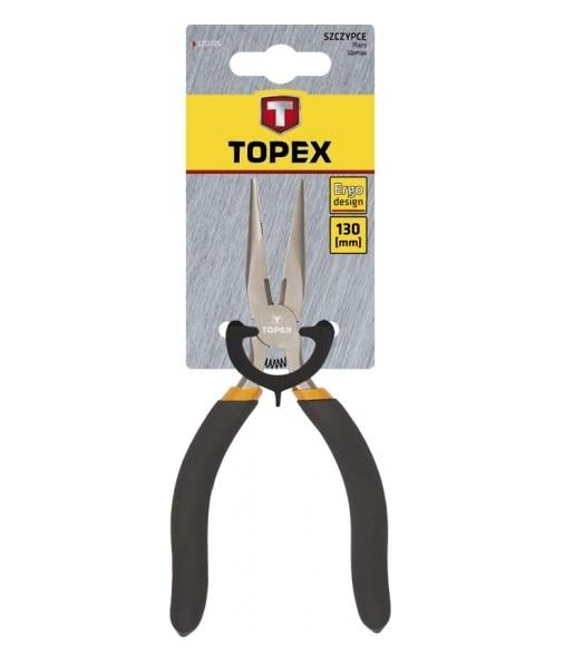 Плоскогубцы прецизионные Topex 32D726 удлиненные узкие 130 мм Черный (566342) - фото 2