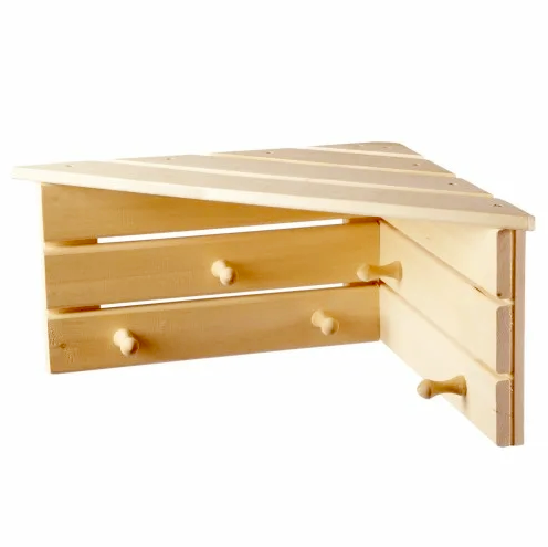 Вішалка банна з дерева Аґрус Бланже (ВБА-001001)