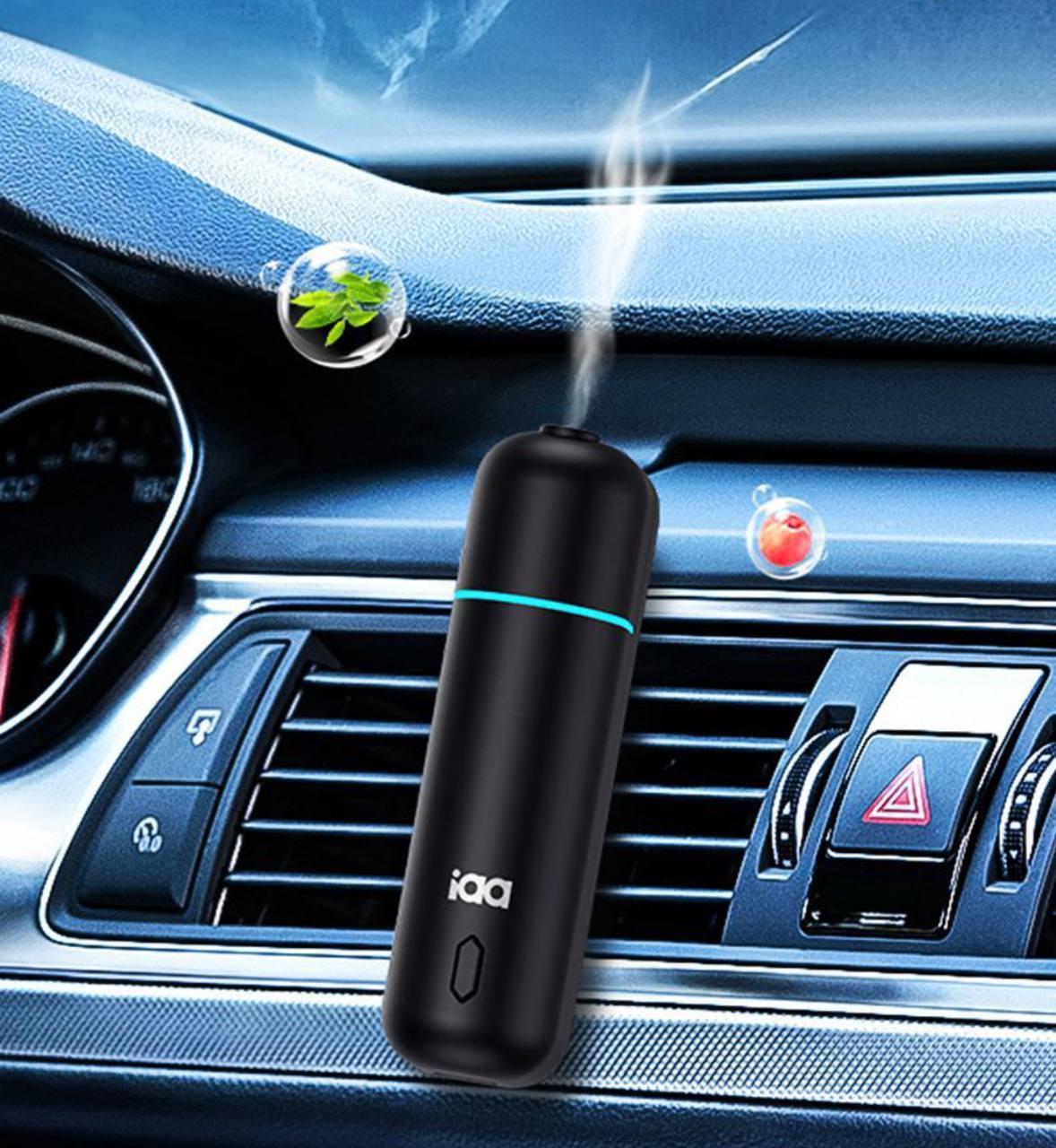 Ароматизатор для авто IAA автоматичний на дефлектор з 4 флаконами ароматів Black (fm4-ycs-16) - фото 4 Ароматизатор для авто IAA автоматичний на дефлектор з 4 флаконами ароматів Black (fm4-ycs-16) - фото 4