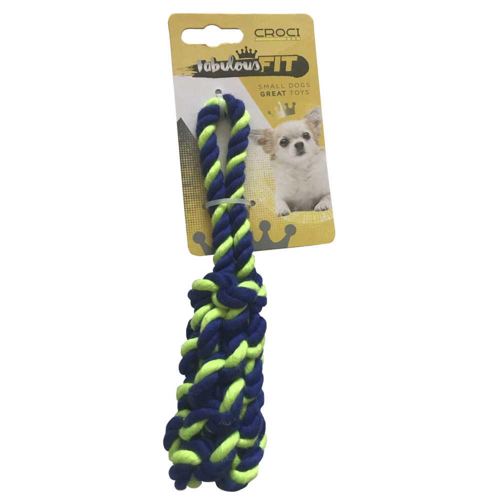Игрушка для собак Croci кость плетеная из каната 19 см (C6098737)