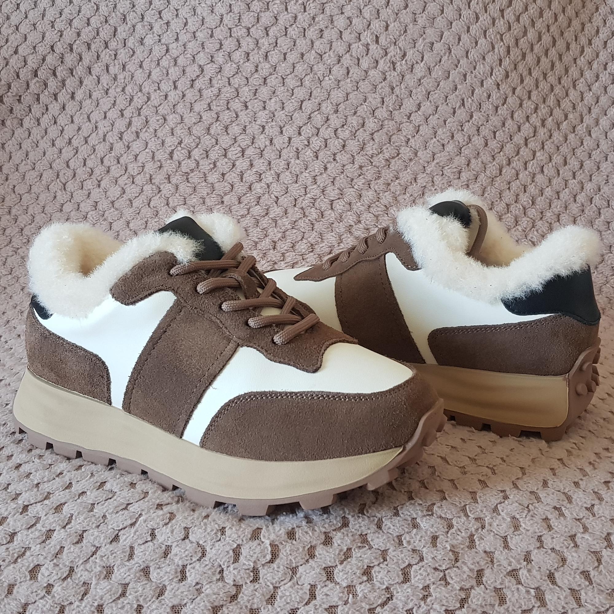 Кроссовки зимние женские Baden р. 38 Бежевый/Коричневый (013702-38) - фото 11 Кроссовки зимние женские Baden р. 38 Бежевый/Коричневый (013702-38) - фото 11