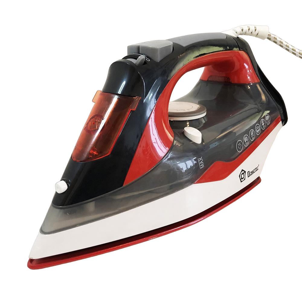 Праска парова Domotec MS 2202 з керамічною підошвою Червоний (ws81836-1)