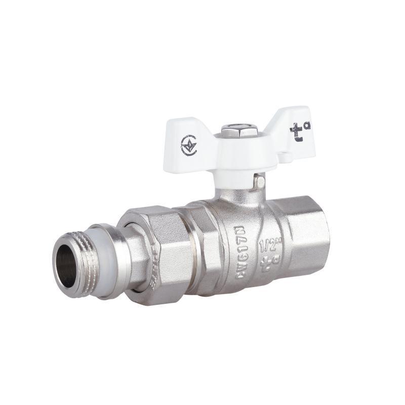 Кран шаровой Американка Thermo Alliance Forte 1/2" с антипротечкой прямой (SF222W15)