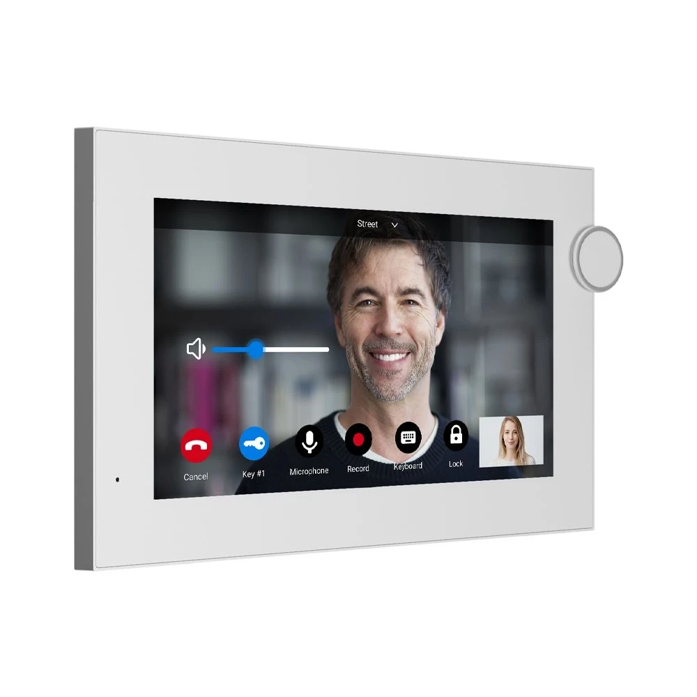 Відеодомофон IP BAS-IP AZ-07LF Android 7" Wi-Fi White (302667) - фото 2