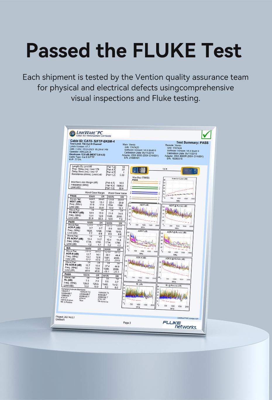 Патч-корд Vention Cat8 STP 40Gbps 2000MHz поворотный 90° 1,5м Черный (IKLBG) - фото 17 Патч-корд Vention Cat8 STP 40Gbps 2000MHz поворотный 90° 1,5м Черный (IKLBG) - фото 17