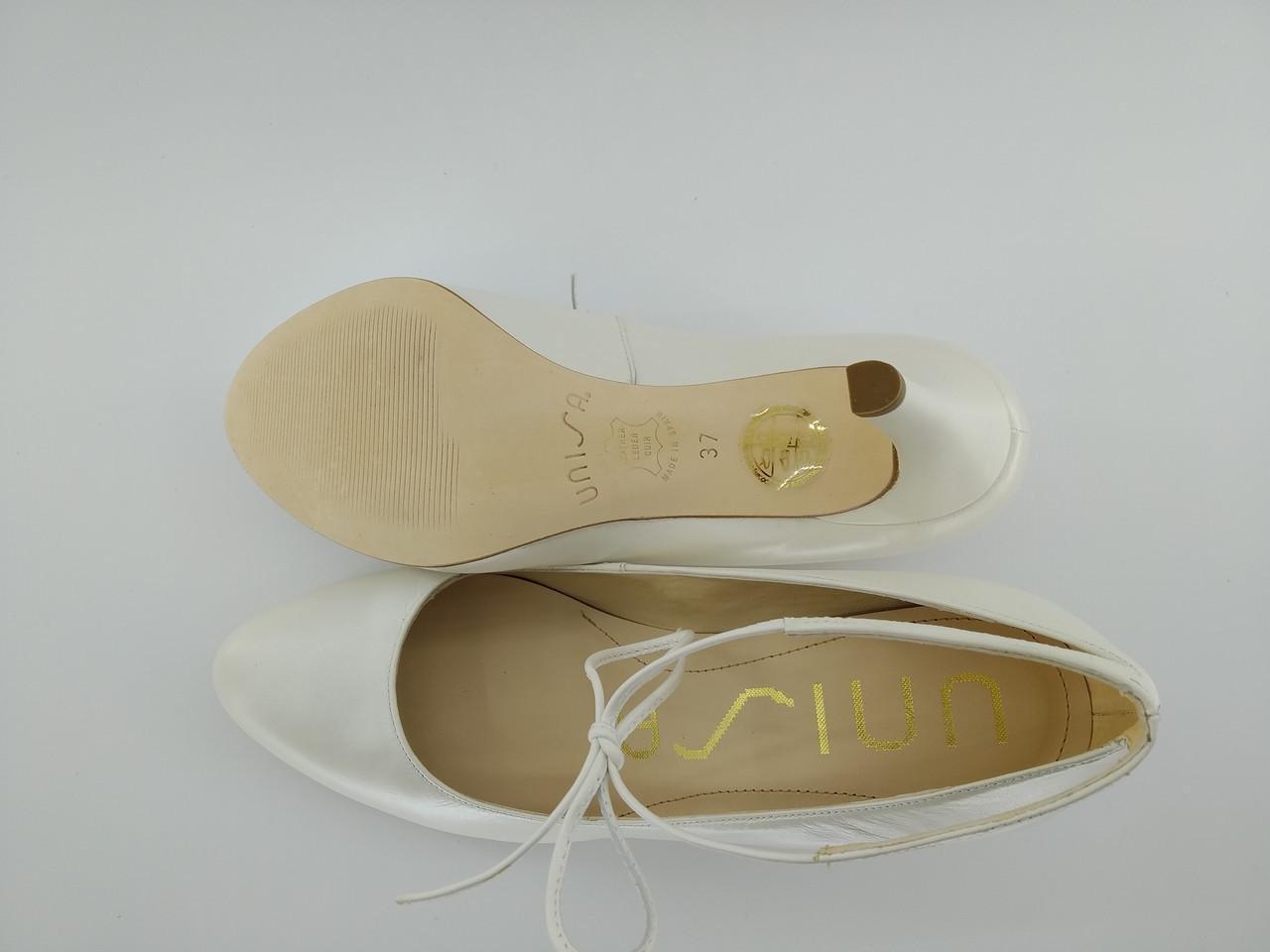 Туфлі жіночі шкіряні Unisa nao bone 093 р. 37 24 см Білий - фото 7 Туфлі жіночі шкіряні Unisa nao bone 093 р. 37 24 см Білий - фото 7