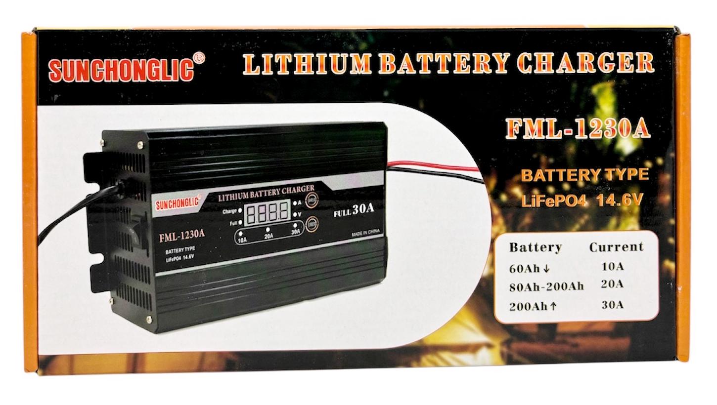 Зарядное устройство для аккумуляторов + LiFePo4 литий фосфатных железо Sunchonglic 10- 30 Aмпер - фото 7