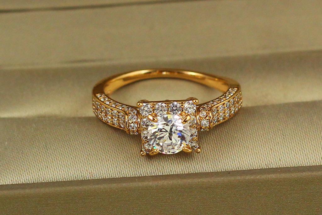 Кольцо Xuping Jewelry Скреп р. 20 Золотистый (27524033) Кольцо Xuping Jewelry Скреп р. 20 Золотистый (27524033)