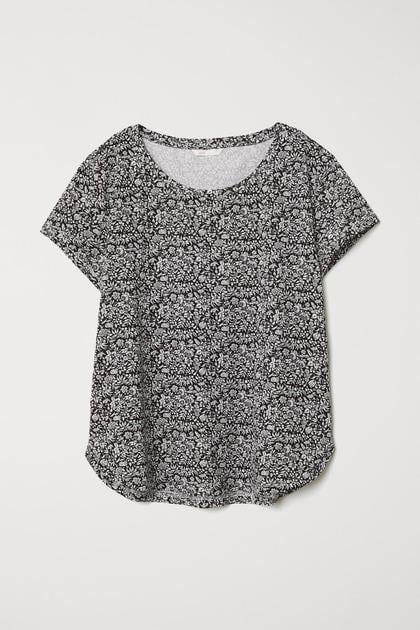 Топ H&M у крапку M Чорний (610776П)