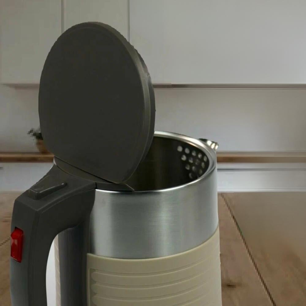 Электрочайник металлический Hoffmans Electronics HM-2545 2000W 2,5л Бежевый (120.1874.1) - фото 7