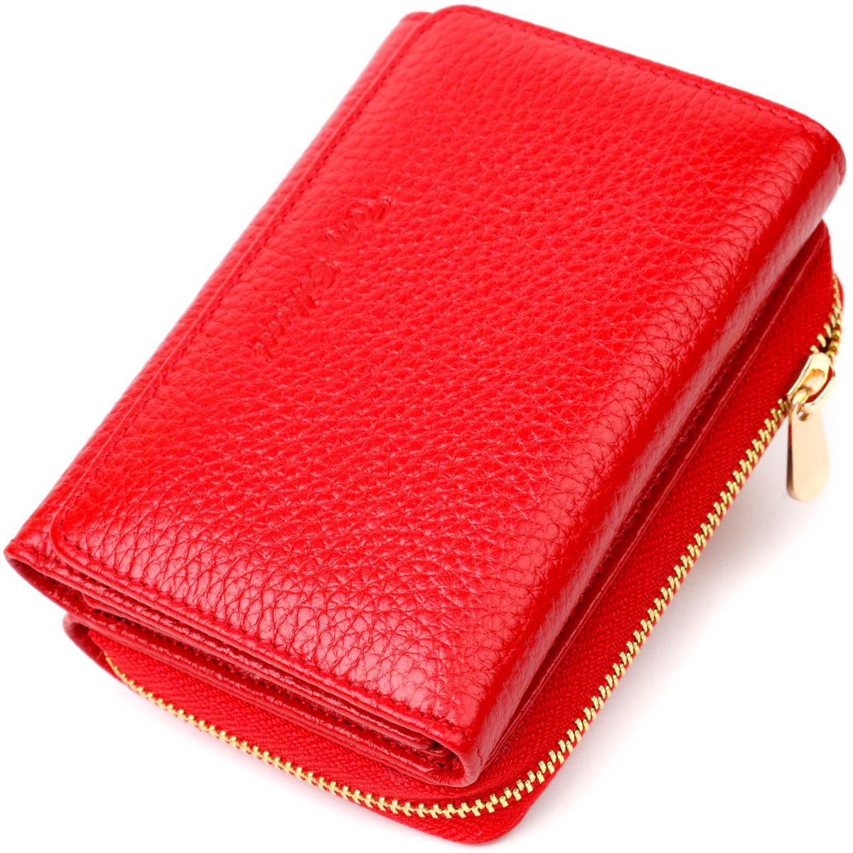 Портмоне женское Tony Bellucci Wallet 22023 из натуральной кожи Красный (56224)