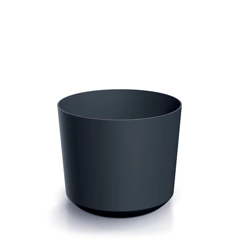 Горшок для цветов Prosperplast Tubo круглый 14,8х14,8х13 см Антрацитовый (66286-433)