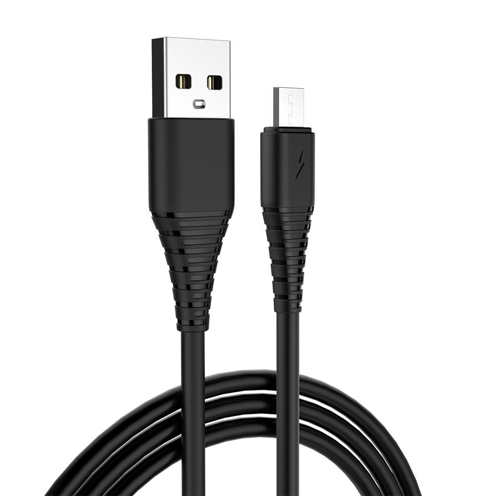 Кабель Colorway USB-MicroUSB PVC 2,4 А 1 м Black (CW-CBUM025-BK)