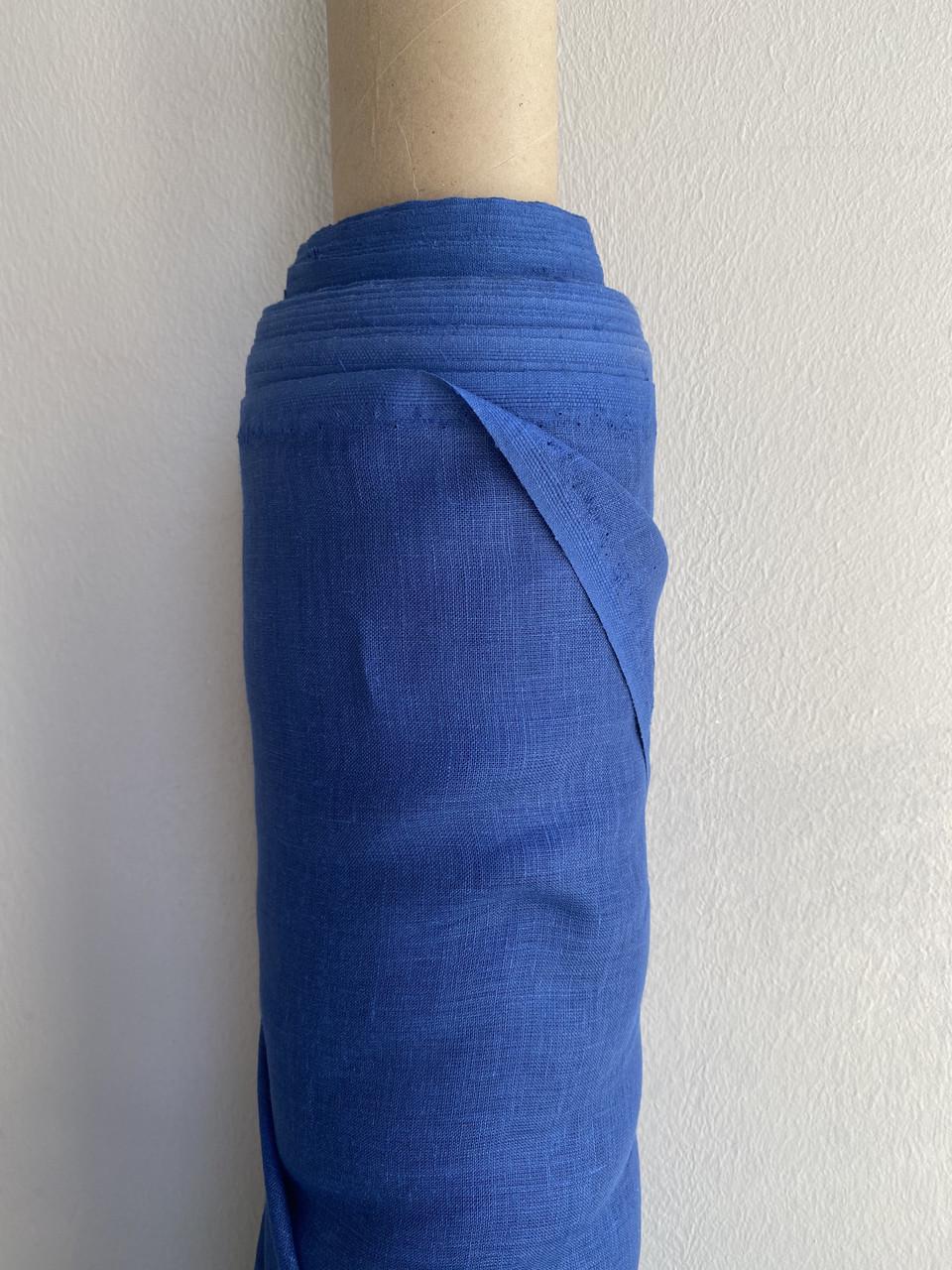 Ткань LINEN PLUS 100% лен 150 см 1/13 Синий - фото 5 Ткань LINEN PLUS 100% лен 150 см 1/13 Синий - фото 5