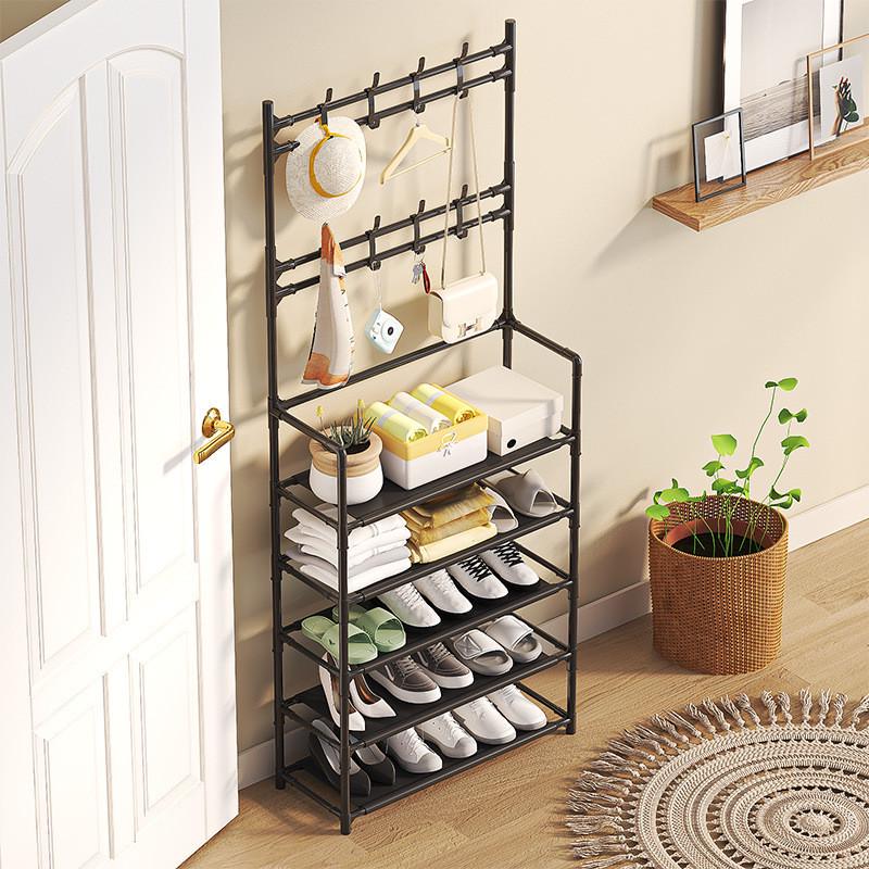 Вішалка для одягу Multifunctional Shoe&Hat Rack 65x26x153 см - фото 5