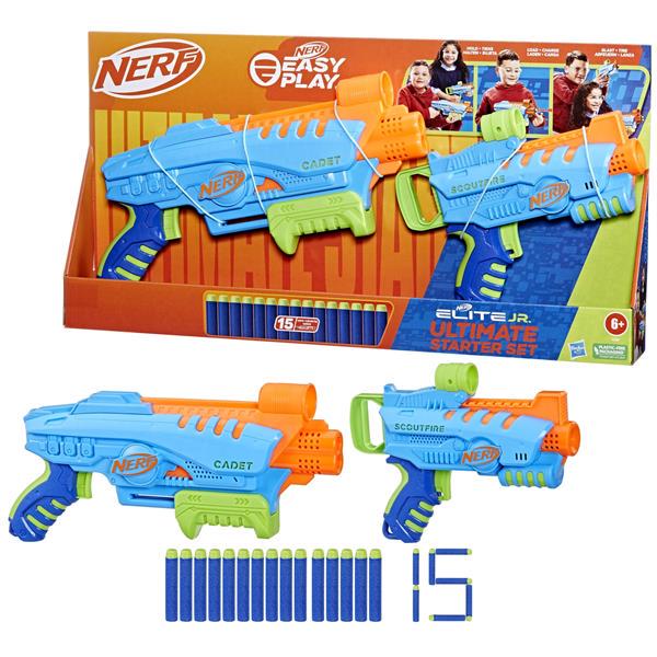 Набір бластерів Nerf Elite Junior стартовий 15 патронів (F6369)