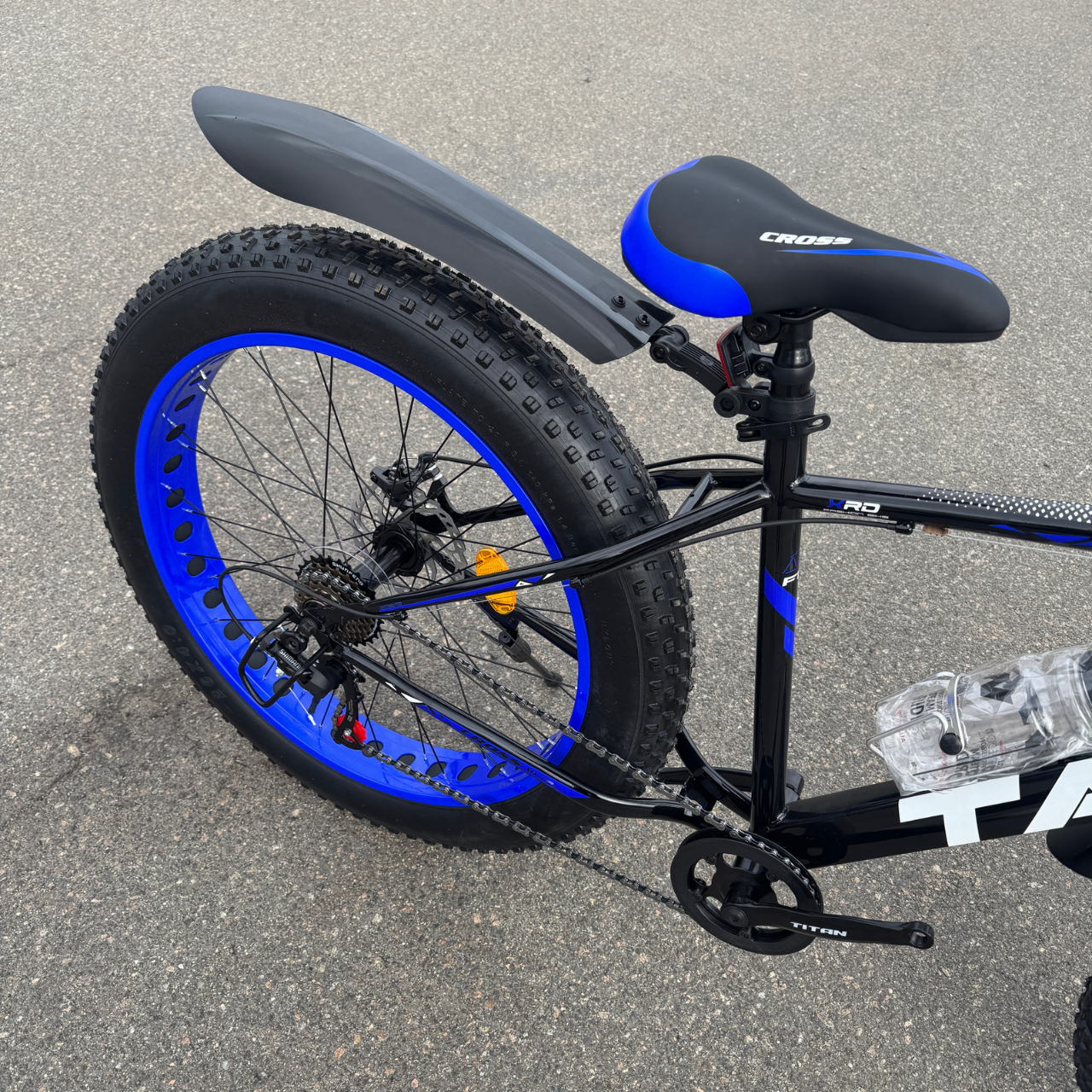 Велосипед внедорожник фетбайк Cross Suv Mbike 26/4,0" Черно-синий (313c513c) - фото 5 Велосипед внедорожник фетбайк Cross Suv Mbike 26/4,0" Черно-синий (313c513c) - фото 5