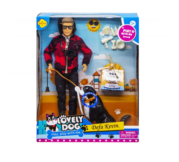 Лялька Кен з інтерактивним собакою Defa Lucy Defa Lucy 8429 (8429-1)