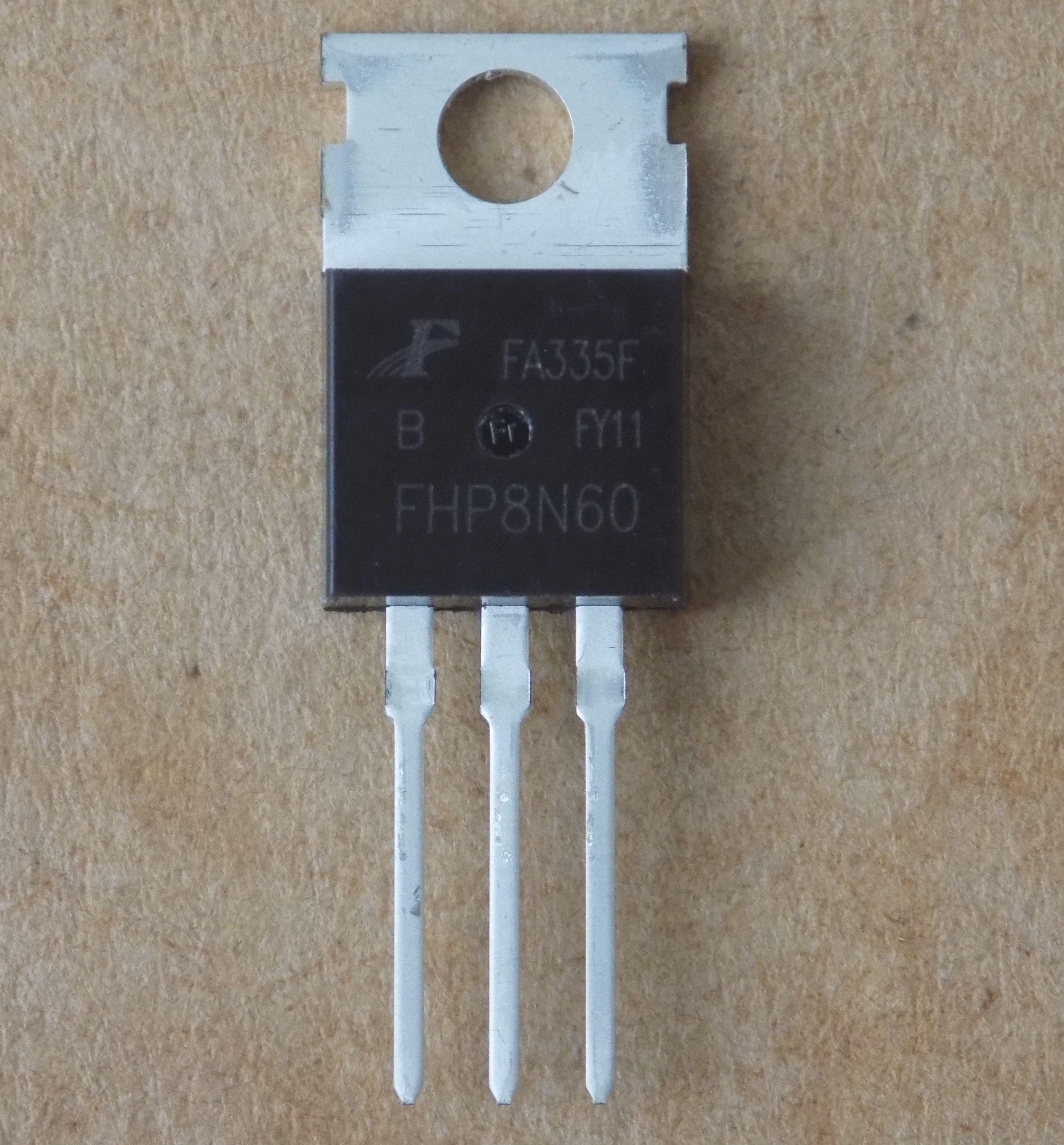 Транзистор FIR8N60P для FHP8N60/HM8N60P/07N60C2/MTP6N60E 600V/8A/TO220 (46009)