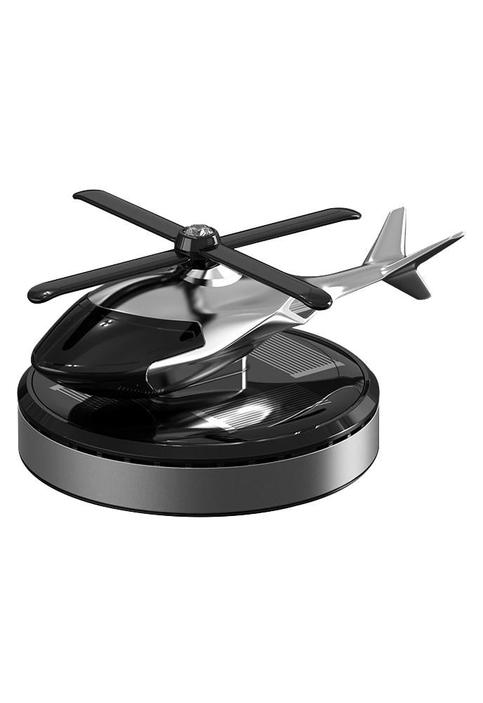 Ароматизатор на солнечной батарее Вертолет Lizhe Серый (29051843)