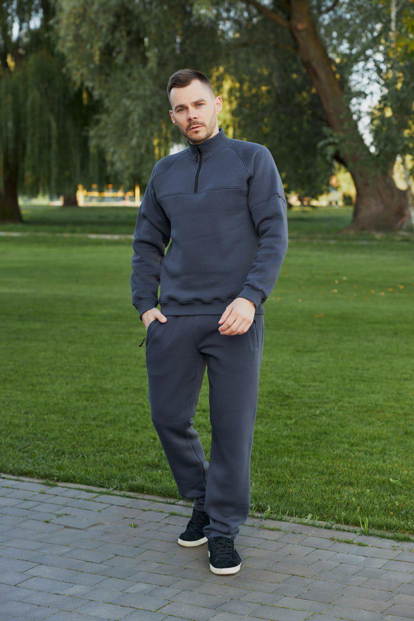 Костюм мужской М141.4 начос брюки/кофта XXL Фуме (210-1-64)