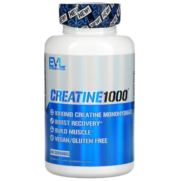 Креатин моногидрат Evlution Nutrition Creatine 1000 120 капс. (000021715)