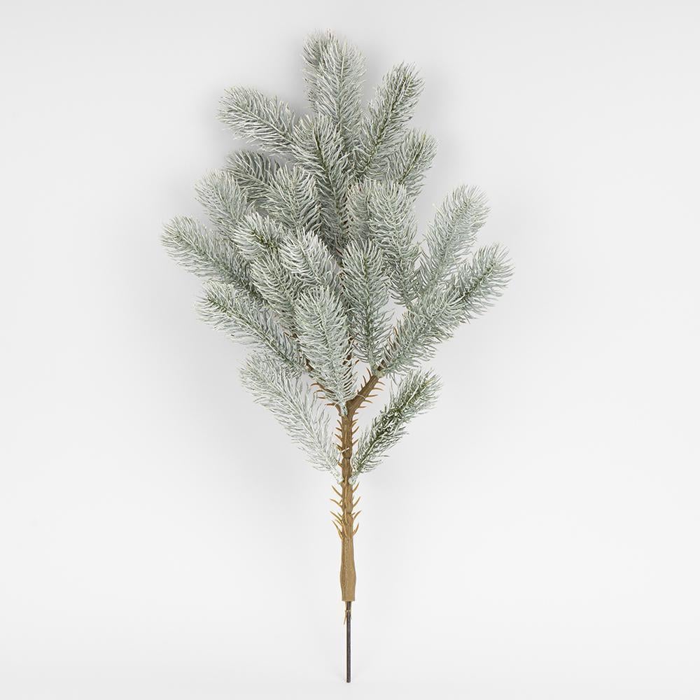 Ветка декоративная Заснеженая ель 47 см