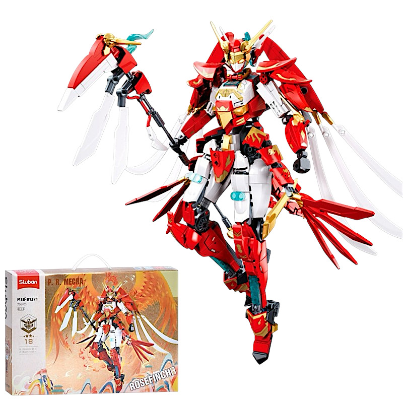 Конструктор SLUBAN M38-B1270 P.R Mecha Робот Середньовічний воїн 706 деталей у коробці (114258) - фото 2