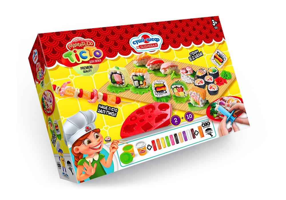 Тісто для ліплення Danko Toys MASTER-DO Суші-шеф (TDM-10-02U) - фото 1 Тісто для ліплення Danko Toys MASTER-DO Суші-шеф (TDM-10-02U) - фото 1