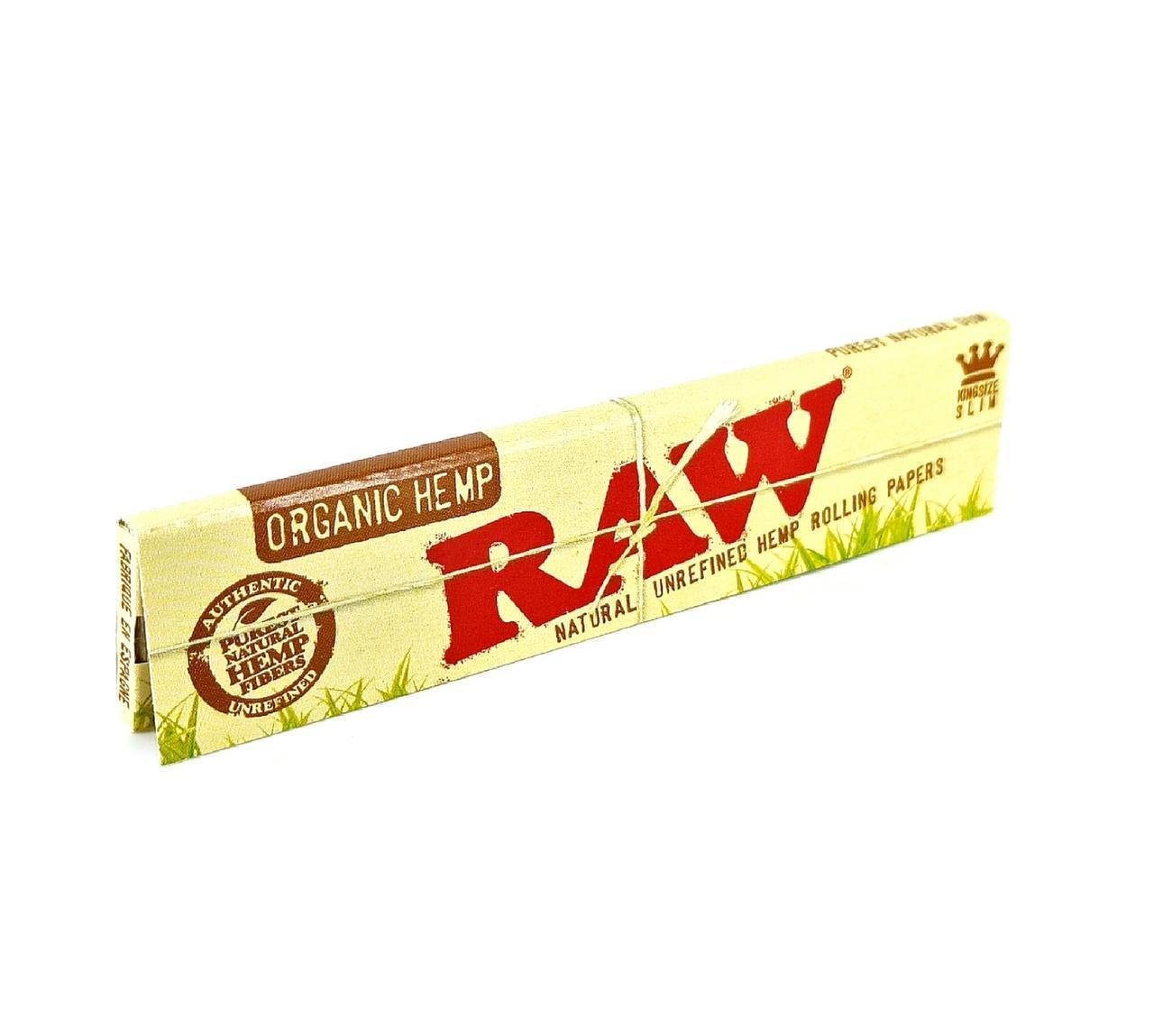 Папір RAW Organic Hemp King Size 32 шт. 108 мм