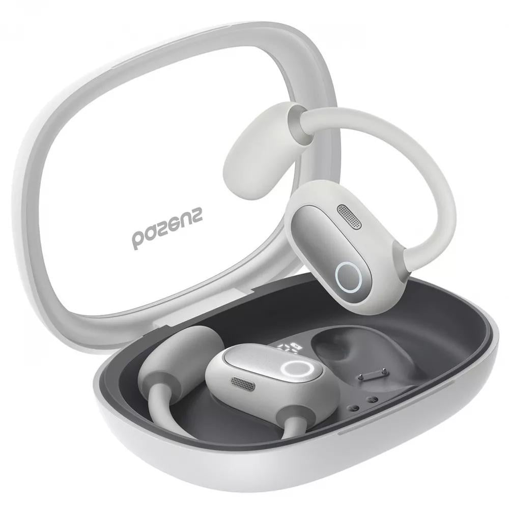 Навушники бездротові BASEUS Eli Fit Open-Ear TWS Bluetooth 5.3 IPX4 White (A00073200213-00)