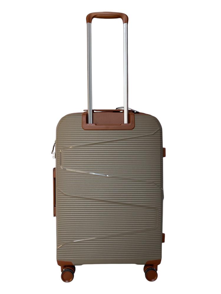 Валіза дорожня середня AIRTEX Worldline 293 поліпропілен M Шампань - фото 3