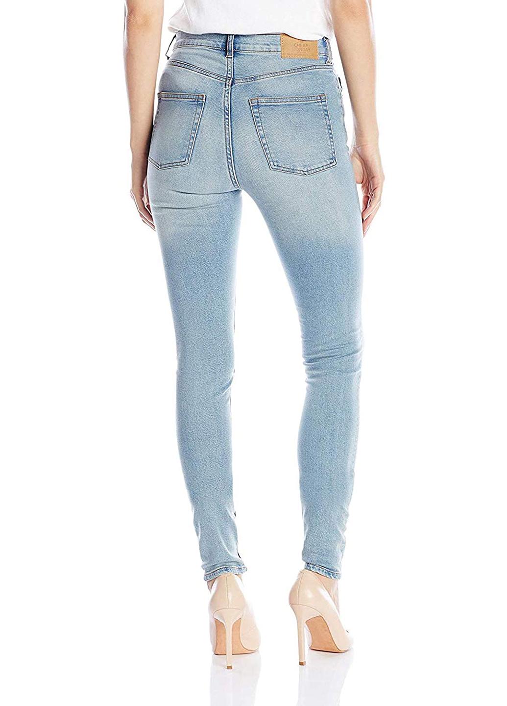 Джинси жіночі Cheap Monday р. 28 Блакитний (207463b42) - фото 2