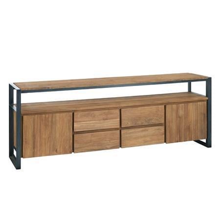 Комод Loft NS-262 780x2000x400 мм Черный (6156d5933edc877ba8589b65)