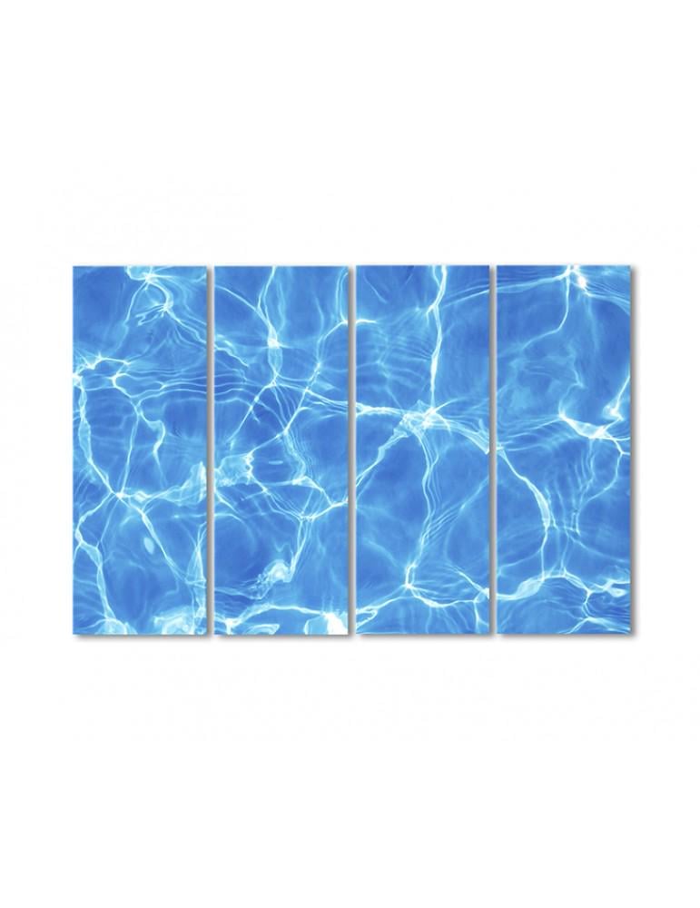 Картина модульная Солнечная вода 4 модуля 70x105 см
