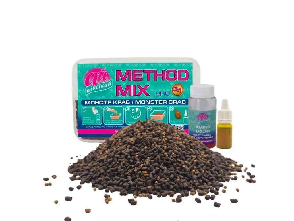 Приманка в гранулах Method Mix Ай подсекай Монстр краб (1034496)