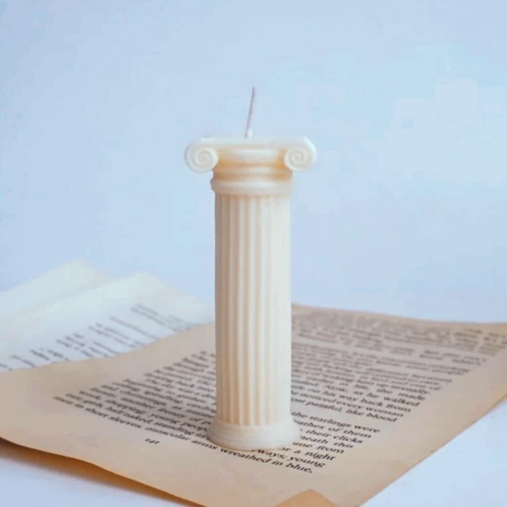 Свеча Колонна 9,5 см Айвори (1687)