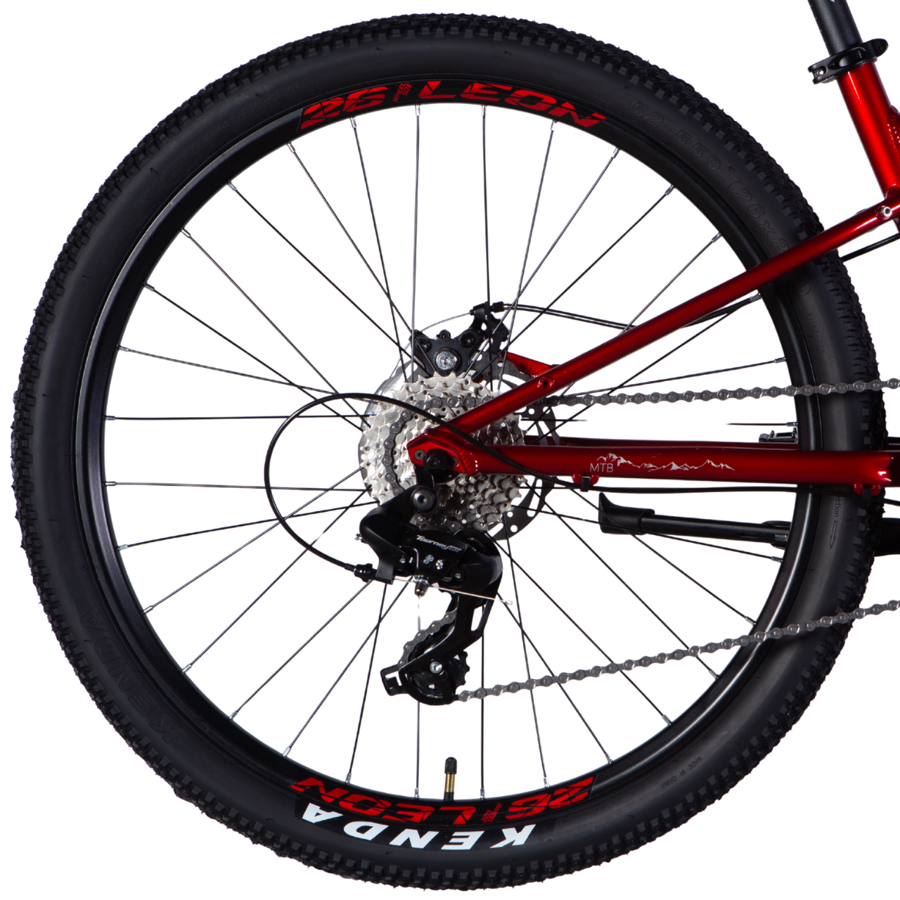 Велосипед подростковый Leon SUPER JUNIOR DD CS AL 26" 13" 2025 Красный - фото 5 Велосипед подростковый Leon SUPER JUNIOR DD CS AL 26" 13" 2025 Красный - фото 5