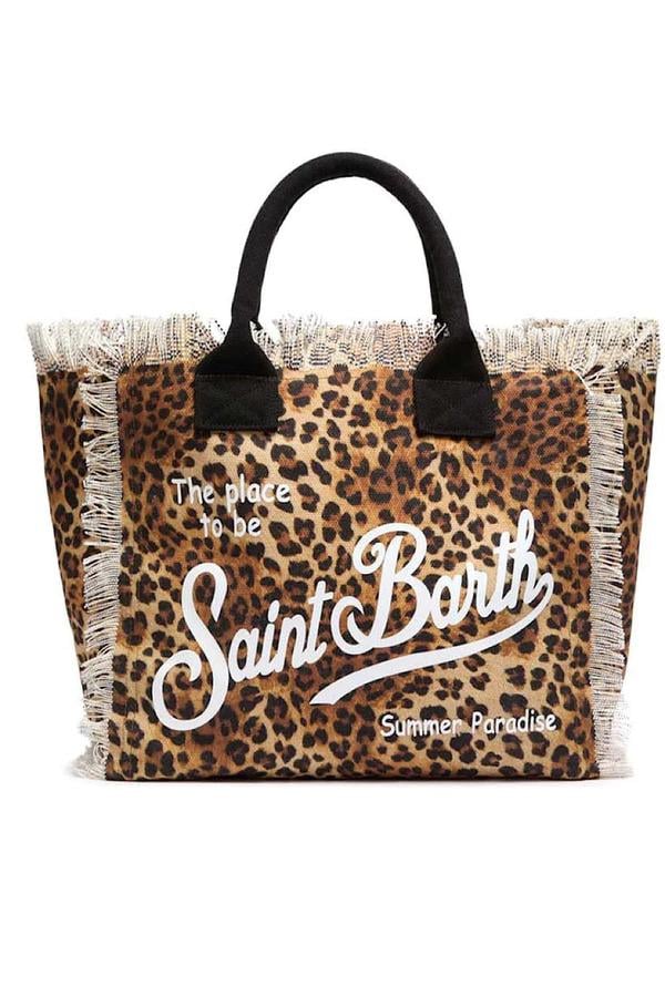 Пляжна сумка MC2 Saint Barth O/S Леопардовий принт (Vani001-leop00)