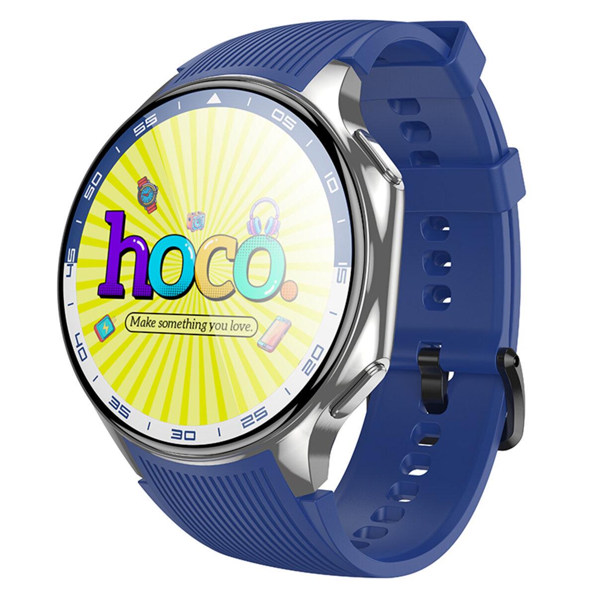 Смарт-часы Hoco Y24 AMOLED Smart sport watch call version 1,43" BT5.3 390 mAh Silver (6942007641012)
