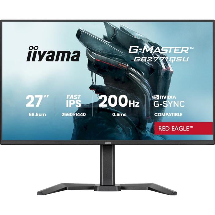 Монитор игровой Iiyama G-Master GB2771QSU-B1 Red Eagle Black (32534604)