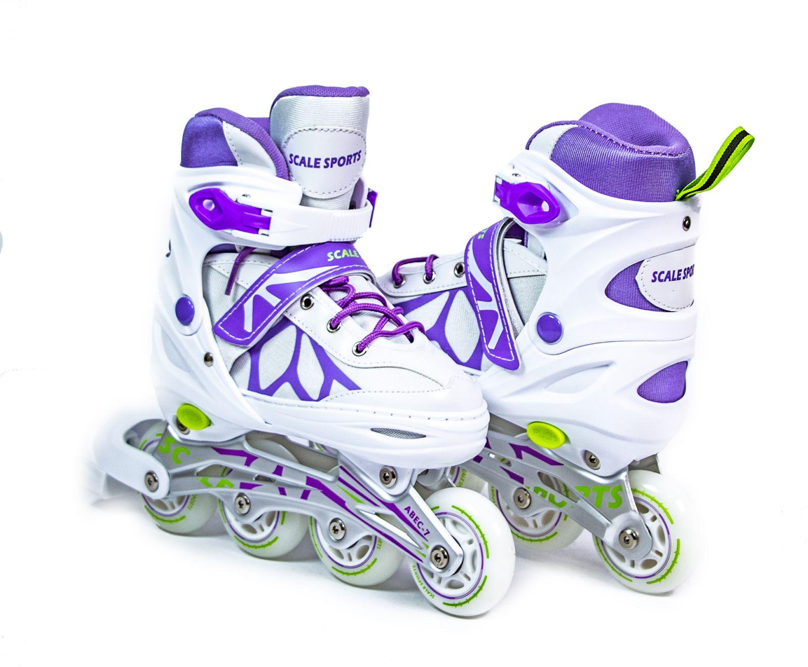 Ролики Scale Sports размер 29-33 White/Violet