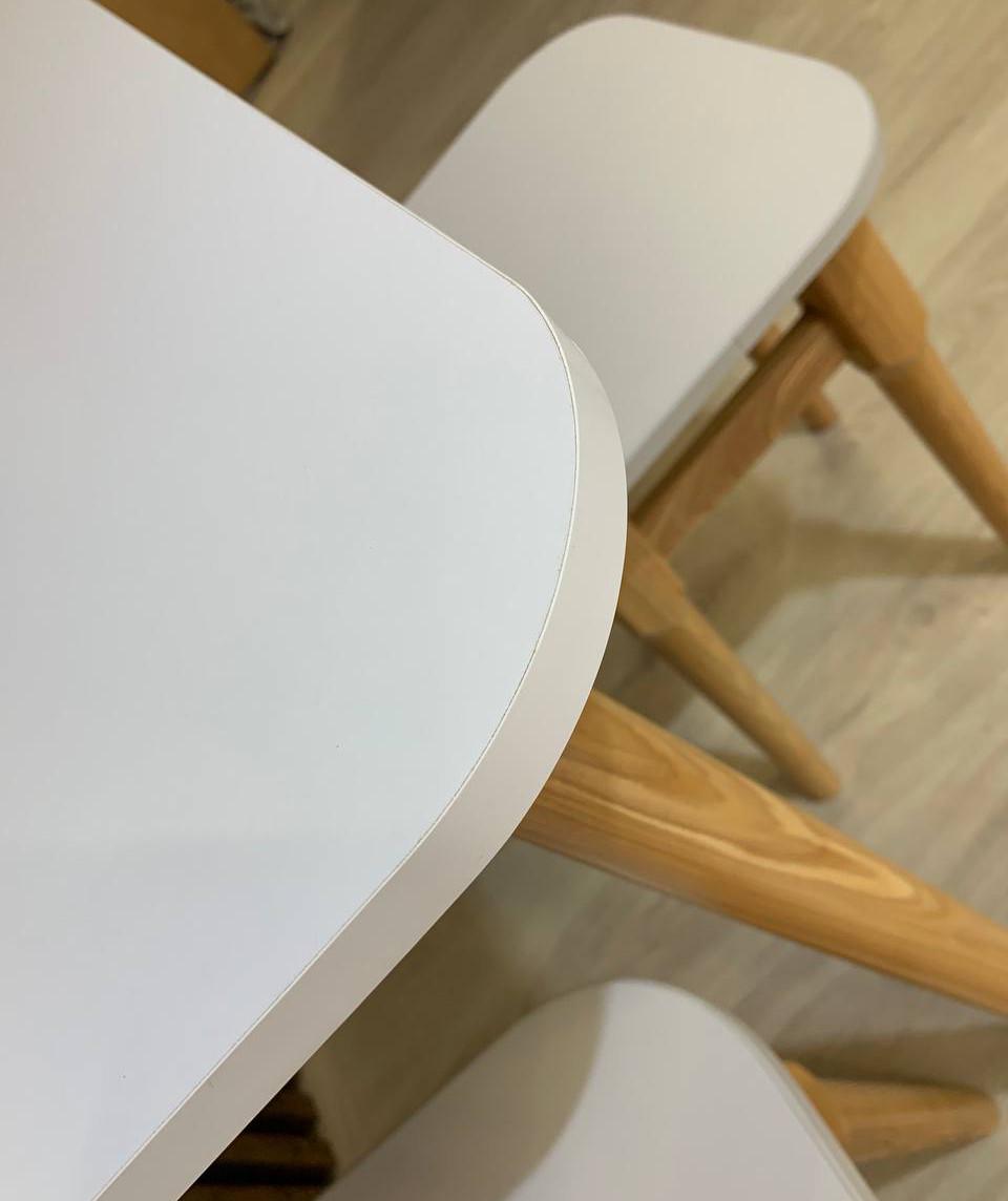 Стіл кухонний обідній сучасний маленький столик на кухню Майамі 2 90х60 см - фото 5