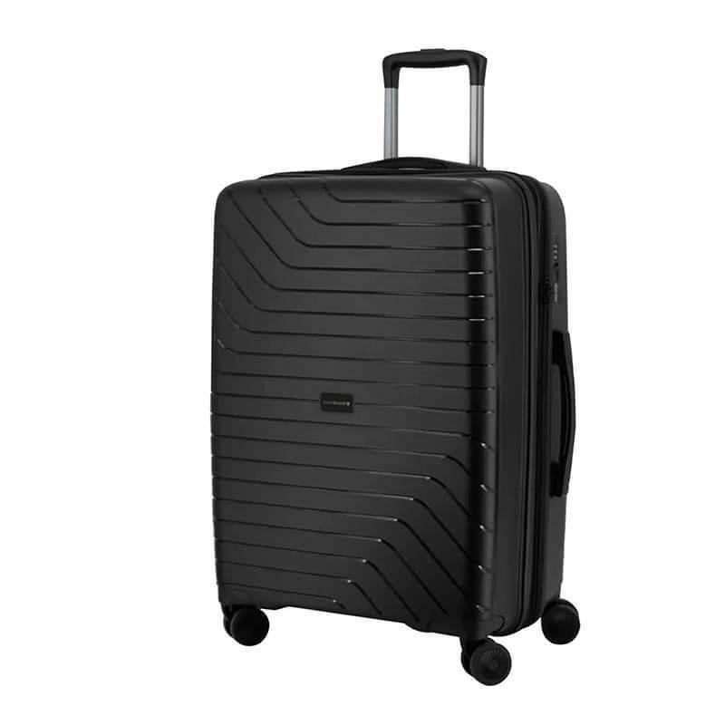 Чемодан на 4-х колесах Swissbrand Eden S 43/49 л Black (DAS302503)