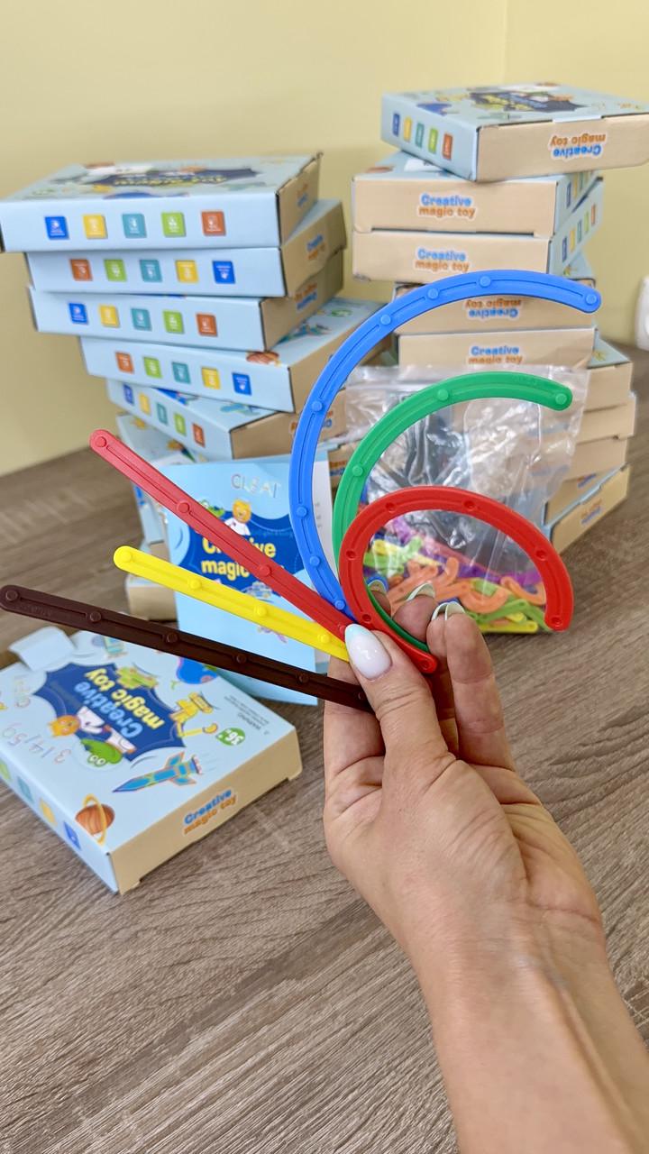 Конструктор Магический креатив гибкий из 81 палочки (57) - фото 4 Конструктор Магический креатив гибкий из 81 палочки (57) - фото 4