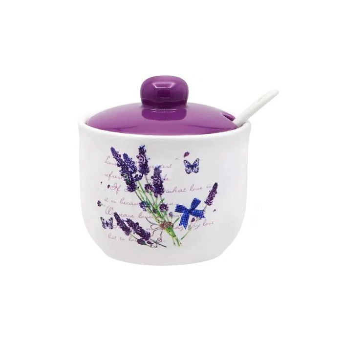 Цукорниця Interos Лаванда керамічна 350 мл (045 LV)