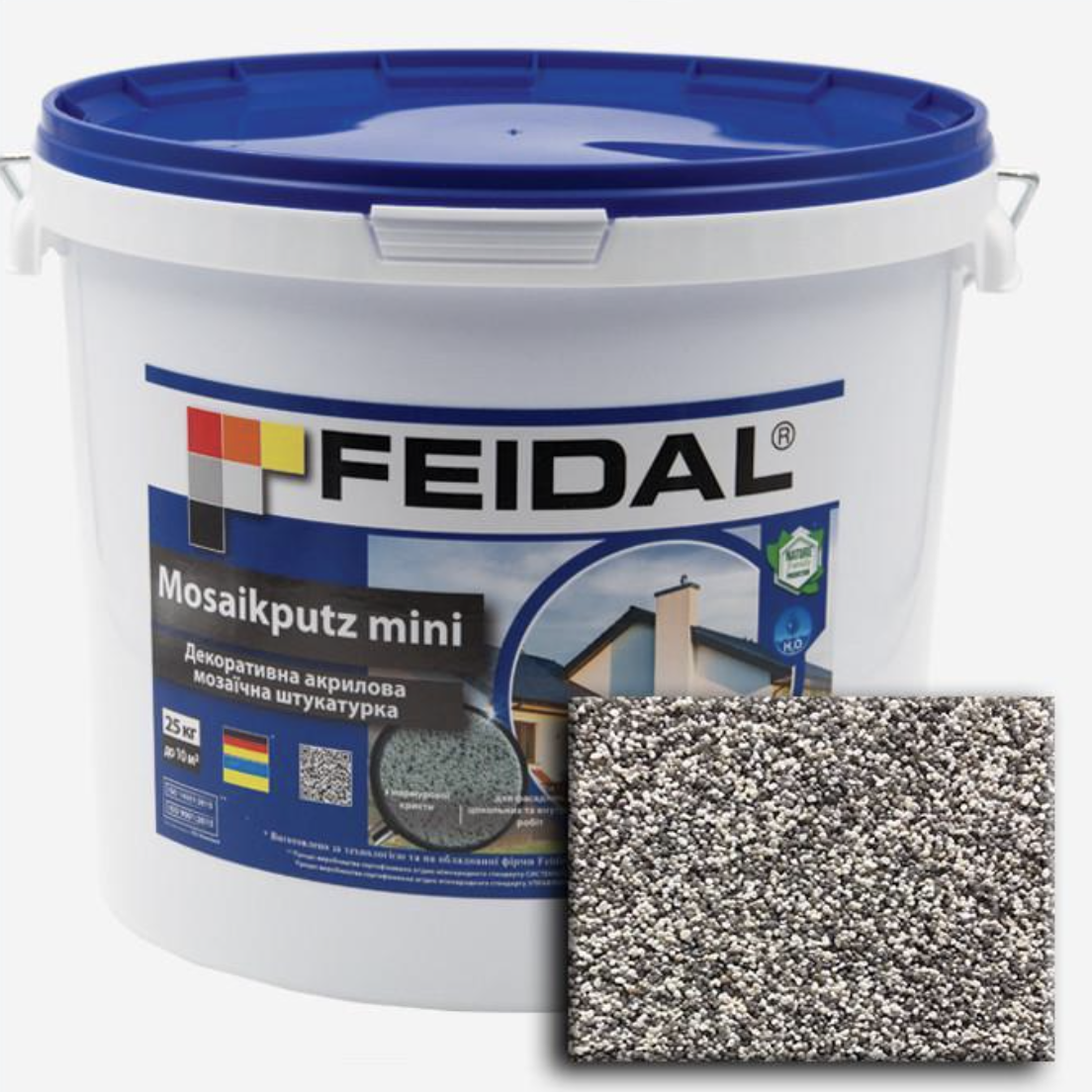 Декоративная штукатурка акриловая Feidal Mosaikputz mini А20 мозаичная 15 кг (27582165)