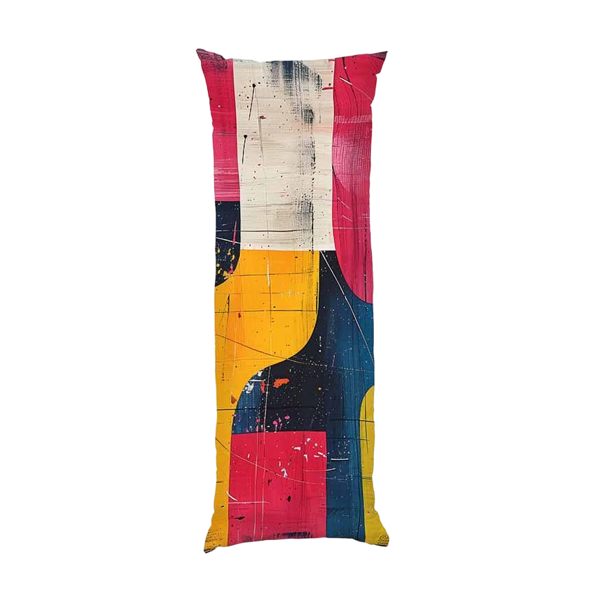 Подушка дакимакура Color abstract patterns габардин 150х50 см (113824-3)